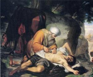 пазл Сцена из притчи о милосердном самарянине